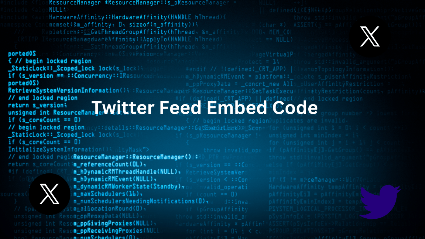Twitter Feed Embed Code