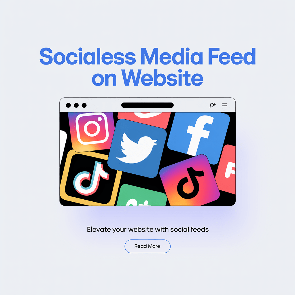 display social media feeds on website