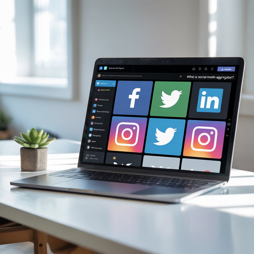 What is a social media aggregator