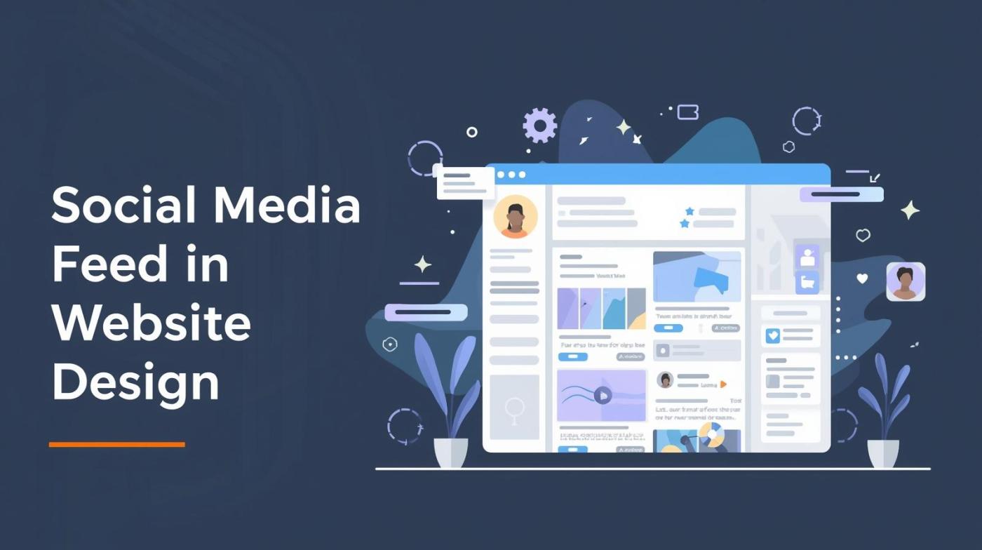 social media feed in website