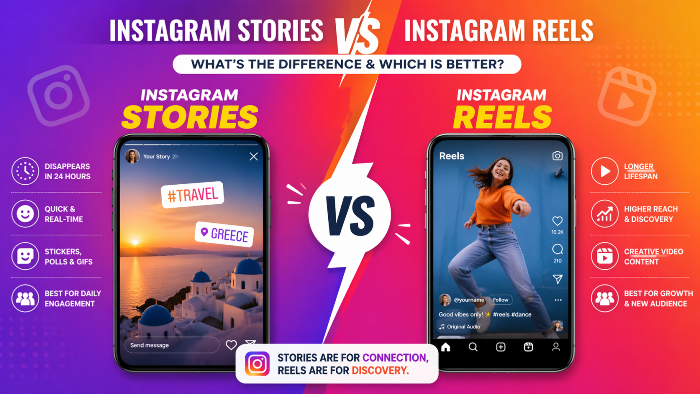 instagram reels vs instagram stories