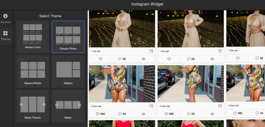 Instagram Feed Widget