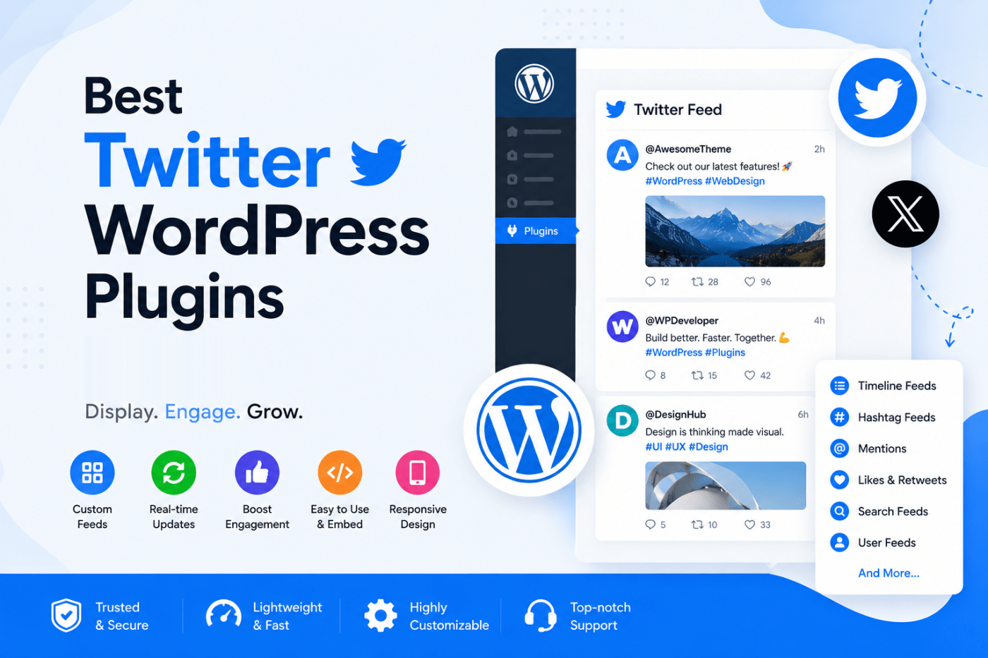 Best WordPress Twitter (X) Plugins