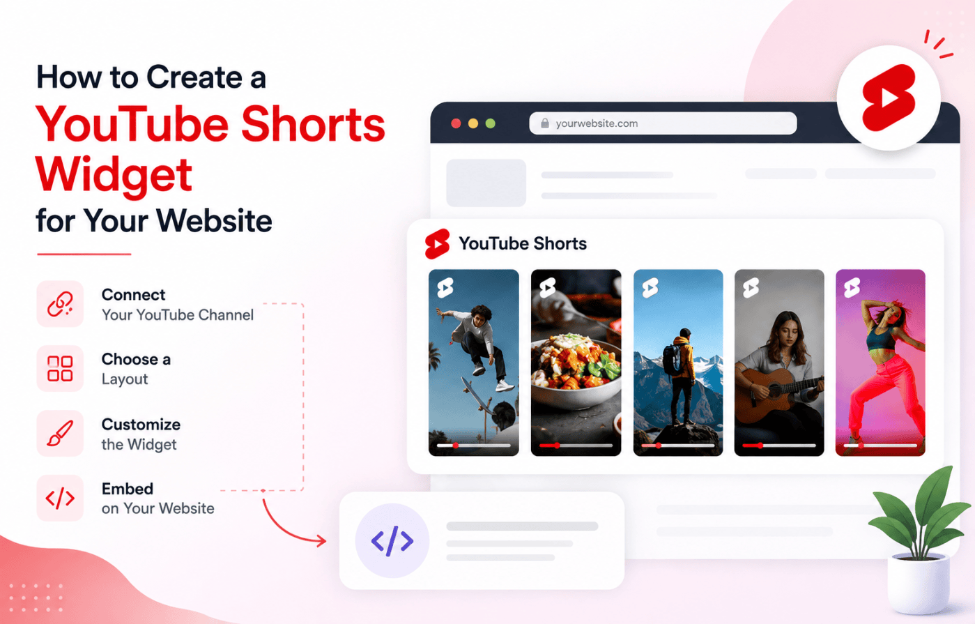 Create a YouTube Shorts Widget for Your Website
