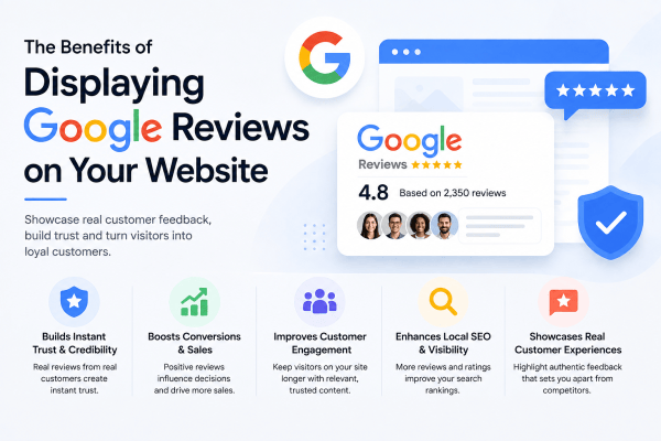 Benefits of Displaying Google Reviews